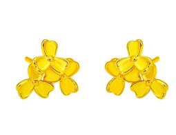 24K黃金耳釘999足金耳環新款女轉運珠耳墜18k金結婚送禮耳圈。 歷史價格詳細信息