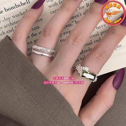 純銀 925 銀 綠 鋯石 葉子 硫化 蘇聯鑽 方鑽 戒指 戒圍 戒子 女生 女款 深綠 yf53 綠色-鴻運飾品 歷史價格詳細信息