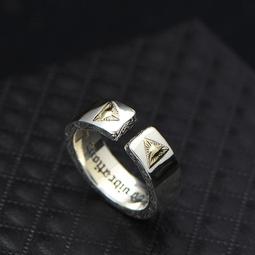 銀飾丨手工銀匠丨男生戒指潮組合疊戴戒指男士單身戒復古嘻哈開口指環個性潮流防泰銀極樂戒指0-滿599免運 歷史價格詳細信息