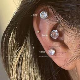 超閃鋯石肚臍環 肚臍釘 細針 穿刺針 性感臍環 閃亮 鈦針 白色 金色 歷史價格詳細信息