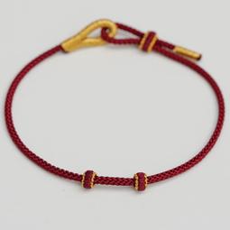 黃金手鏈 紅線單鑽  招財 招姻緣 手鍊 晶漾金飾鑽石JingYang Jewelry 歷史價格詳細信息
