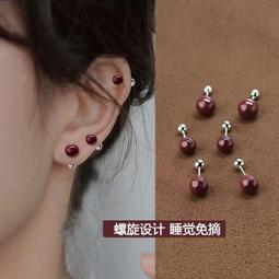 耳釘銀針耳釘女年新款潮四葉草養耳洞耳環夏季小巧耳飾品 歷史價格詳細信息