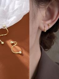 耳釘925銀耳釘女耳環睡覺免摘高級養耳洞新款迷你耳骨釘小耳飾 歷史價格詳細信息