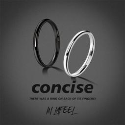 戒指輕奢鈦鋼戒指細男士個性圓弧全指戒簡約學生潮男食指戒子尾戒冷淡 歷史價格詳細信息