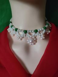 天然淡水珍珠鎖骨項鏈女純銀S925玉髓吊墜送媽媽婆婆的生日禮物 歷史價格詳細信息