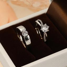 女戒仿真結婚對戒婚禮假鑽戒活口可調節戒指拍照攝影儀式道具 歷史價格詳細信息