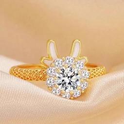 旋轉戒指女s925純銀開口戒源頭情人節禮物 歷史價格詳細信息