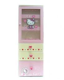 居奇屋＜整理收納＞Hello Kitty珠花貼飾愛心收納盒-日本進口正版908988 歷史價格詳細信息