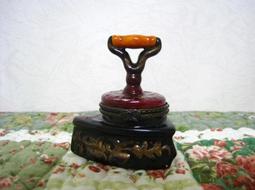 早期熨斗(5)~電熨斗~木柄~含電源線~功能正常~懷舊.擺飾.道具 歷史價格詳細信息