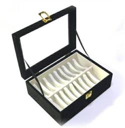 透明蓋純手工絨毛40位手鐲箱~特製款~(黑色)/展示盤/托盤/首飾盒/珠寶箱/展示盒 歷史價格詳細信息