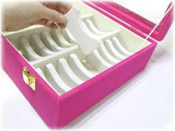 透明蓋純手工絨毛40位手鐲箱~特製款~(黑色)/展示盤/托盤/首飾盒/珠寶箱/展示盒 歷史價格詳細信息