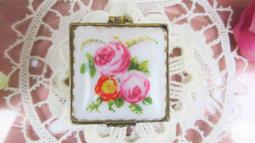 紫丁香歐陸古物雜貨♥歐洲vintage蝴蝶結花朵鑲鑽石胸針 歷史價格詳細信息