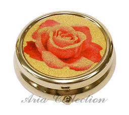 玫瑰金箔金屬藥盒 大心藥盒 收納盒 珠寶盒 禮盒 首飾盒 4.8x4.7x1.4公分 G109-PB002 歷史價格詳細信息