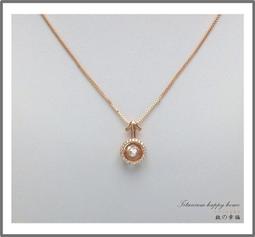 項鍊 墜子 OL 新潮 流行時尚 仕女 宴會 跑趴 香檳金 鑽石  跳舞鋯石 禮物＜玫瑰金閃耀心動系列2＞＊鈦幸福之家＊ 歷史價格詳細信息