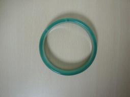 #手鐲【瓊田飄香】50圈口 淡油綠飄黃翡平安鐲天然翡翠A貨緬 歷史價格詳細信息