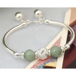 990純銀手鐲年輕氣質日韓簡約時尚推拉女款圓珠櫻花銀鐲子送女友 歷史價格詳細信息