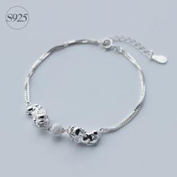 925純銀 手鍊 扭片 手鏈-幾何鏤空抛光氣質女飾品73zv53[獨家進口][米蘭精品] 歷史價格詳細信息