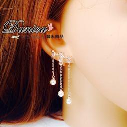 耳環 現貨 韓國氣質甜美百搭簡約櫻花飄飄吊飾夾式耳環K91590-AA 批發價 Danica 韓系飾品 韓國連線 歷史價格詳細信息