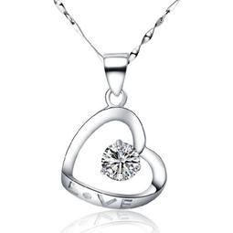 現貨-s925正品純銀.女款韓版女士項鍊.結婚.情人節.母親節.生日禮物、附S925純銀保證卡 歷史價格詳細信息