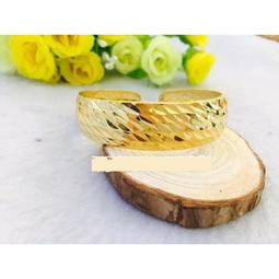 現貨-(鍍18K.24K沙金.防過敏)女款龍鳳（福字）手鐲.開口可調整手鐲~結婚.情人節.生日送禮 歷史價格詳細信息