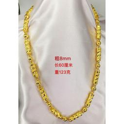 現貨速寄-(鍍24K沙金.防過敏)仿真金霸氣男士越南錫金龍柱項鍊.（重量級）結婚.節日送禮 價格比較,價格查詢,歷史價格詳細信息