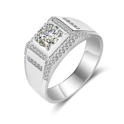 S925純銀鍍白金diy女士戒指空托鑲嵌蜜蠟戒指拖開口戒托1621-玲瓏心飾 歷史價格詳細信息