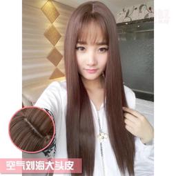 假髮女 送髮網鋼梳精美髮飾【韓式大波浪#長捲髮】不易打結 空氣瀏海 韓版整頂假髮  假髮片 歷史價格詳細信息