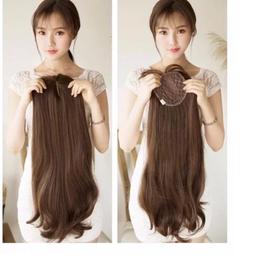 ❤️送梳子髮夾⭐現貨⭐碎劉海直髮頭頂補髮片仿真髮隱形無痕遮白髮頭頂掉頭髮補髮增髮片 歷史價格詳細信息
