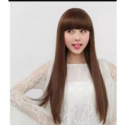 ????現貨????齊劉海長直髮甜美可愛姬髮式長直髮日系假髮套整頂假髮 歷史價格詳細信息