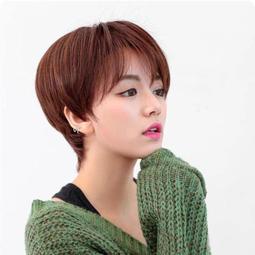 送鋼梳??現貨??超美的??空氣劉海假髮女短髮內扣短卷髮中長款大波浪修臉蓬鬆自然梨花頭假髮頭套整頂假髮美髮飾品造型假髮 歷史價格詳細信息