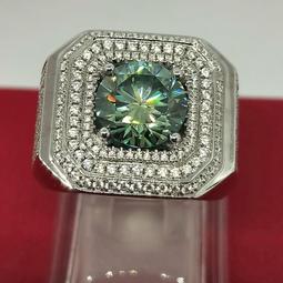 真金18K磨砂鉑金指環 鑲嵌進口莫桑鑽2克拉男士戒指附保證書保卡保證通過測鑽 寬版大器 鑽戒摩星鑽仿真鑽石FOREVER莫桑鑽寶特價免運 歷史價格詳細信息