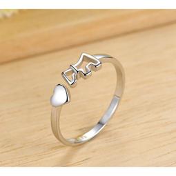 戒指可愛小怪獸黑貓咪新款戒指女多巴胺飾品大眼仔指環情侶尾戒男 歷史價格詳細信息