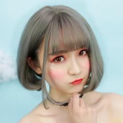 現貨 短髮掛耳染全頭整頂髮套 韓國新品漸變色挑染整頂式假髮女 空氣劉海中長直全頂假髮D123 520 9067 歷史價格詳細信息