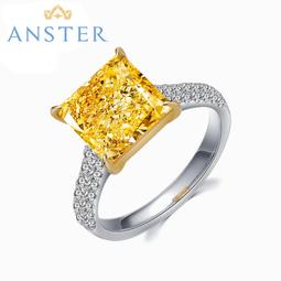 【】anster戴妃款式經典永不過時s925鑲嵌合成培育藍寶石戒指 歷史價格詳細信息