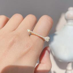 S925純銀丘比特愛心之箭戒指韓版時尚指環一箭穿心對戒生日禮物 歷史價格詳細信息