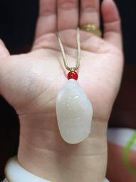 和闐玉新疆糖白玉，樓蘭三色，16mm.54克 單珠子沒打孔 歷史價格詳細信息