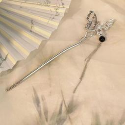 古風書法蝴蝶發簪女復古盤發釵子新中式流蘇簪子高級感頭飾發飾夏 歷史價格詳細信息