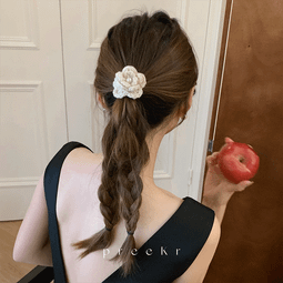 新款編織頭繩奶咖色加粗簡約高級感發繩韓版高彈力發圈扎馬尾皮筋 編織麥穗發繩【二個裝】顏色隨機 歷史價格詳細信息