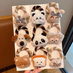 奶咖色麻花頭繩加粗編織皮ins高顏值扎頭發皮筋百搭DIY發繩頭飾 【每個1條】混色裝5個 歷史價格詳細信息