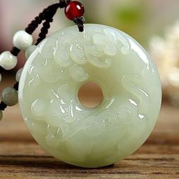 和田玉白玉十二生肖吊墜掛件 男女寶寶卡通掛件生肖圓牌 歷史價格詳細信息