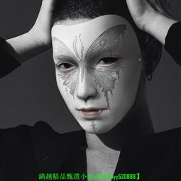 【現貨可開發票】魂作物新款女古風女面具成人漢派對裝扮國風全臉派對舞會3d演出 歷史價格詳細信息