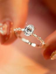 現貨純銀莫桑鉆戒指 925莫桑鉆戒新指正品進口美國莫桑新石戒指男士18K白金1克拉鉆戒商務簡約OL男戒婚戒可開發票 歷史價格詳細信息