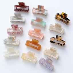 法式復古醋酸中號豹紋抓夾髮夾簡約髮夾馬尾夾鯊魚夾韓國慵懶氣質 歷史價格詳細信息