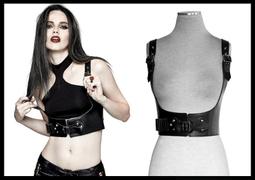 ＊mini PUNK LOLO＊ 龐克個性街頭-厄夜欉林狩魔獵人骷髏頭銀鏈皮質造型口罩(中性.MK005)PUNK 歷史價格詳細信息