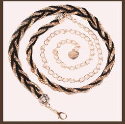 現貨-金屬和蝶結雙皮繩  choker頸鍊 造型項鍊【952042】 Y2K項鍊 歷史價格詳細信息