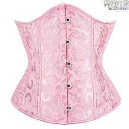 宮廷提花24骨束胸收腹束腰帶 束腹塑腰塑身衣腰帶corset束身衣 歷史價格詳細信息