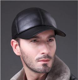秋冬新款棒球帽真皮男女通用款休閑鴨舌帽薄款戶外綿羊皮帽子青年星港百貨 歷史價格詳細信息