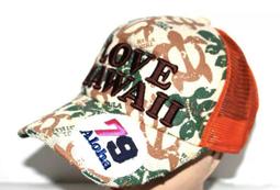 現貨 刺繡海龜彩虹帽 葉子 印刷字體 夏威夷Hawaii扶桑花Hula Girl衝浪 棒球帽 網帽 遮陽帽 鴨舌帽 歷史價格詳細信息