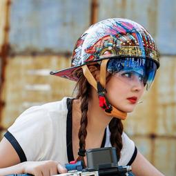 3C認證兒童電動車頭盔可愛寶寶小孩夏季女孩男孩四季通用電瓶車盔 歷史價格詳細信息