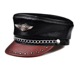 ~皮皮創~英倫風復古毛絨護耳棒球帽 極簡百搭頭層牛皮鴨舌帽旅行休閒帽出遊滑雪帽 護耳兩用可反折 歷史價格詳細信息